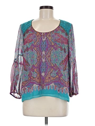 Nanette Lepore 3/4 Sleeve Silk Top (view 1)