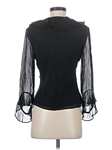 Lauren by Ralph Lauren 3/4 Sleeve Silk Top (view 2)