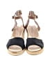 Soludos Black Tan Wedges Size 7 - photo 2