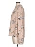 Monteau 100% Polyester Floral Tan Long Sleeve Blouse Size L - photo 5