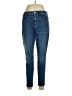 American Eagle Outfitters Solid Blue Jeans Size 12 - photo 1