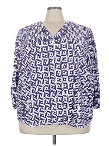 Liz Claiborne 3/4 Sleeve Blouse (view 1)