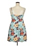 Mudd Floral Blue Casual Dress Size XXL - photo 2