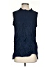 Shana 100% Polyester Blue Sleeveless Blouse Size S - photo 1