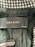 Zara Basic Houndstooth Gray Coat Size S - photo 6