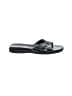 Via Spiga 100% Leather Black Sandals Size 9 - photo 1