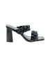 ZBY Black Sandals Size 7 1/2 - photo 1