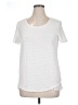 Rebecca Malone White Short Sleeve Top Size XL - photo 1