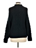 Cliche Solid Black Turtleneck Sweater Size M - photo 2
