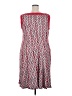 Perceptions Chevron-herringbone Red Casual Dress Size 2X - photo 2