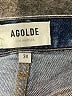 AGOLDE 100% Cotton Blue Denim Shorts Size 34 waist - photo 3