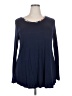 Cool Melon Blue Long Sleeve Top Size 2X - photo 1