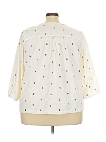Lands' End 3/4 Sleeve T-Shirt (view 2)