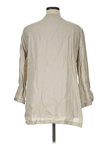 Company Ellen Tracy 3/4 Sleeve Button-Down Shirt (view 2)