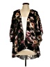 Polly & Esther 100% Polyester Black Kimono Size L - photo 1
