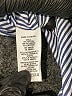 Theory Stripes Blue Long Sleeve Button-Down Shirt Size S - photo 7