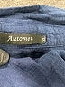 Automet 100% Rayon Solid Blue Long Sleeve Button-Down Shirt Size XL - photo 7