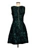 Gabby Skye Paisley Teal Cocktail Dress Size 8 - photo 2