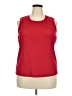 Allison Daley 100% Polyester Red Sleeveless Top Size 2X - photo 1