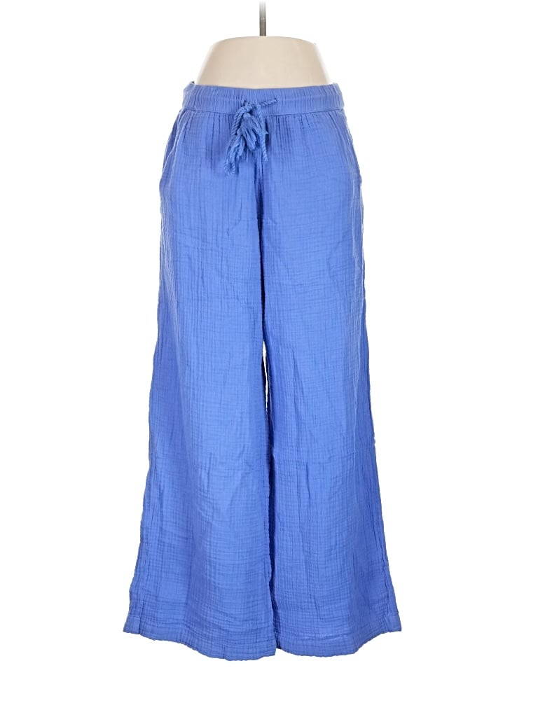 Pre-owned Loft Beach Casual Pants In Blue