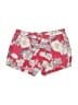 Kut from the Kloth 100% Linen Floral Red Shorts Size 8 - photo 1
