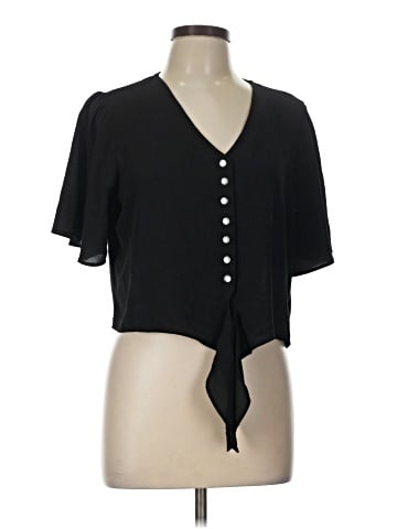 Gypsies & Moondust Short Sleeve Blouse (view 1)