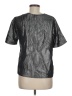 Express Metallic Silver Short Sleeve Top Size M - photo 2