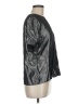 Express Metallic Silver Short Sleeve Top Size M - photo 4
