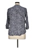 dalia 100% Rayon Blue 3/4 Sleeve Blouse Size XL - photo 2