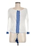 Vitamin A 100% Cotton White 3/4 Sleeve Blouse Size M - photo 1