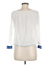 Vitamin A 100% Cotton White 3/4 Sleeve Blouse Size M - photo 2