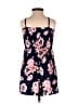 Band of Gypsies 100% Polyester Floral Blue Romper Size M - photo 2