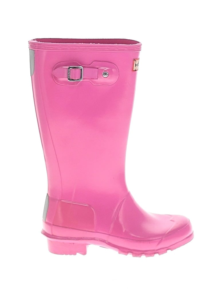 Pre-owned Hunter Kids' Rain Boots In Pink