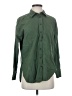 Universal Thread 100% Cotton Solid Green Long Sleeve Button-Down Shirt Size XS - photo 1