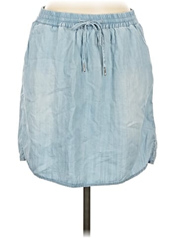 Just Living Denim Skirt (view 1)