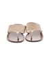 J.Crew 100% Leather Gold Flip Flops Size 7 1/2 - photo 2
