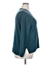 Ella Moss Solid Teal Pullover Sweater Size XXL (estimated) - photo 4