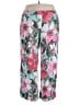 D&Co. Floral Blue Casual Pants Size 3X - photo 1
