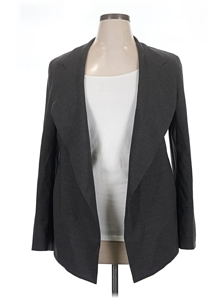 Pre-owned Mm. Lafleur Wool Blazer Jacket In Gray