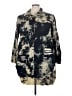 Thrill 100% Cotton Black Kimono Size 3X - photo 1