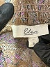 Elan 100% Polyester Paisley Tan Long Sleeve Blouse Size S - photo 7