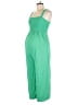 Ingrid + Isabel Solid Green Jumpsuit Size Med (2) - photo 1