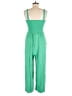 Ingrid + Isabel Solid Green Jumpsuit Size Med (2) - photo 2