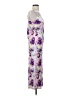 Q2 Floral Purple Cocktail Dress Size S (estimated) - photo 4