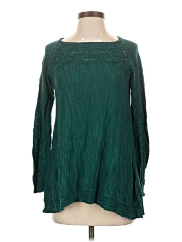 Knitted & Knotted Long Sleeve Blouse (view 1)
