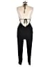 Lovely Day 100% Rayon Solid Black Jumpsuit Size M - photo 2