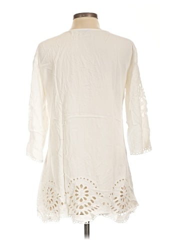 Solitaire 3/4 Sleeve Blouse (view 2)
