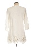 Solitaire 100% Rayon Ivory 3/4 Sleeve Blouse Size L - photo 2