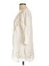 Solitaire 100% Rayon Ivory 3/4 Sleeve Blouse Size L - photo 5