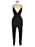 Lovely Day 100% Rayon Solid Black Jumpsuit Size M - photo 1
